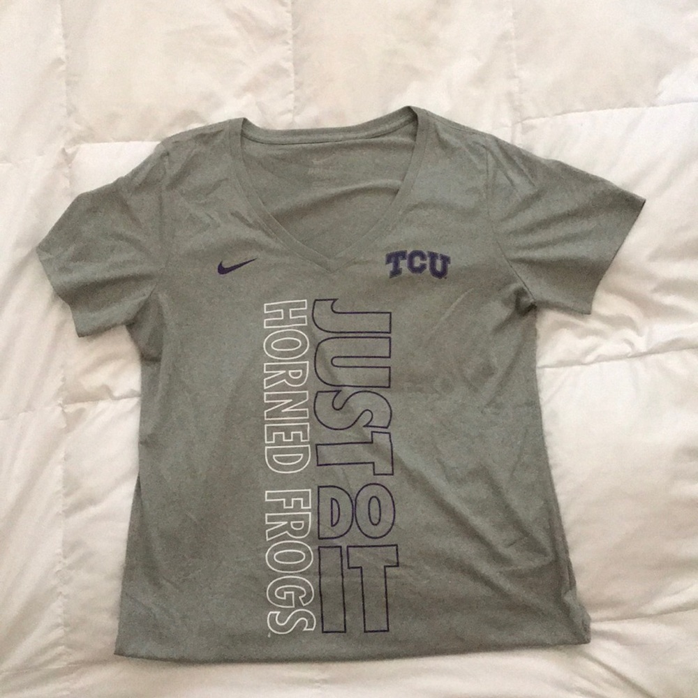 Texas Christian university dri fit shirt